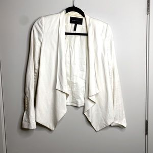 BCBG white lapel blazer